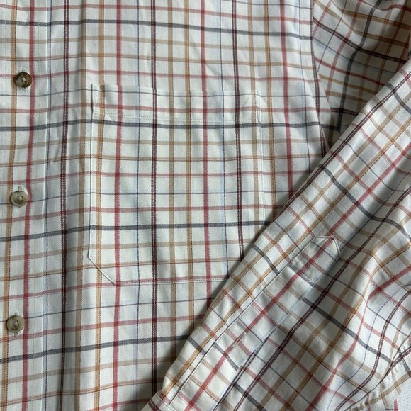 Pendleton Broadway Cloth Mini Plaid Cotton Button Down Shirt Mens Size‎ Large - Picture 4 of 9